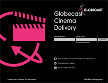 Tablet Screenshot of cinema.globecast.com